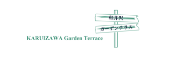 軽井沢のキャンプ・コテージ『軽井沢ガーデンテラス』のロゴ